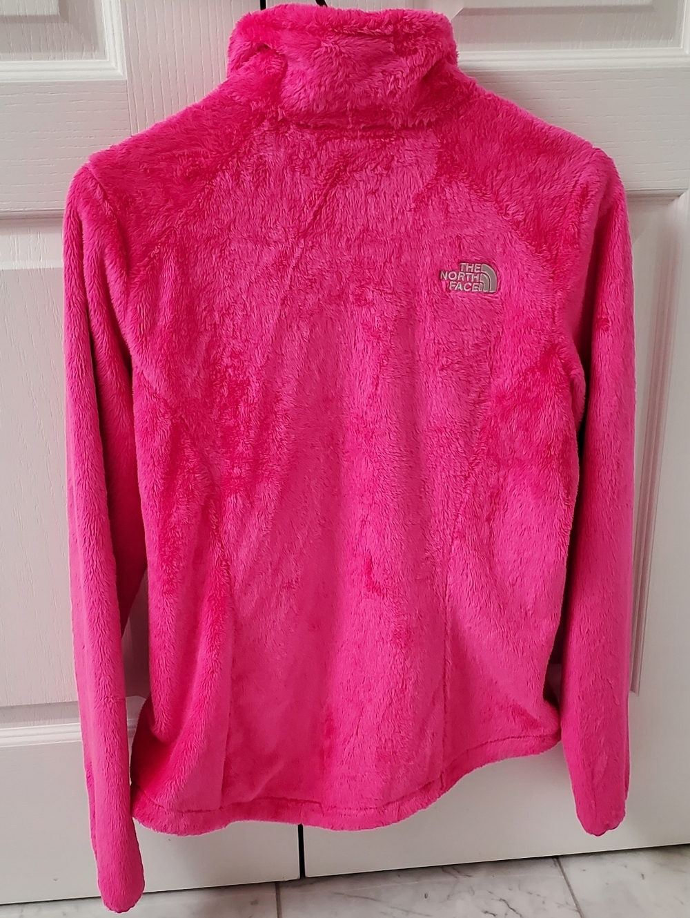 The North Face Pink Fuzzy Full-Zip Jacket - Picture 2 of 4